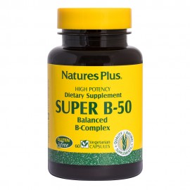 NaturesPlus Super B-50 60 φυτικές κάψουλες