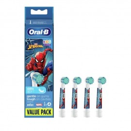 Oral-B Kids Ανταλλακτικά Spiderman 3+ Extra Soft 4 τεμάχια