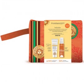 Pharmasept Promo Heliodor Face Tinted Sun Cream SPF50 50ml & Heliodor Bronzing Dry Oil 100ml