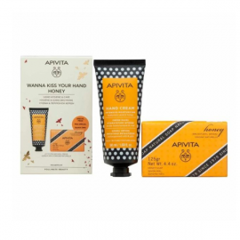 Apivita Promo Promo Wanna Kiss Your Hand Honey Hand Cream 50ml & Natural Honey Soap 125gr
