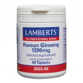 Lamberts Korean Ginseng 1200mg Τζίνσεγκ 60 Ταμπλέτες