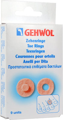 Gehwol Toe Ring Round Στρογγυλοί Προστατευτικοί Δακτύλιοι 9 τεμάχια