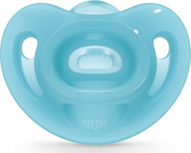 Nuk Sensitive Πιπίλα Σιλικόνης Blue 6-18m 1τμχ (10.571.763)