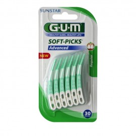 Gum Soft Picks Advanced Regular x30 (650), Μεσοδόντια Βουρτσάκια 30τμχ