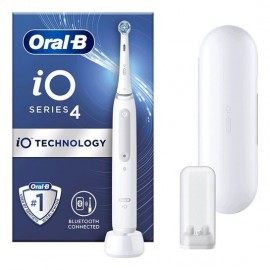 Oral-B iO4 Magnetic White Travel Case Electric Toothbrush 1pc