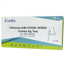 CorDX Influenza A/B & Covid-19/RSV Combo Ag Rapid Self Test 1 Τεμάχιο