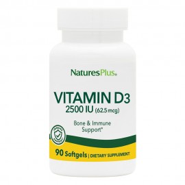 NaturesPlus Vitamin D3 2500 IU 90 softgels