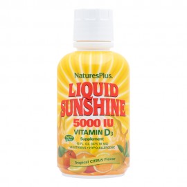 NaturesPlus Liquid Sunshine Vitamin D3 5000 IU - Tropical Citrus 473.18ml