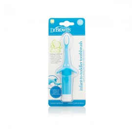 Dr. Browns Infant to Toddler Toothbrush HG 013 Βρεφική Οδοντόβουρτσα 0-3 ετών Γαλάζιο 1 τεμάχιο