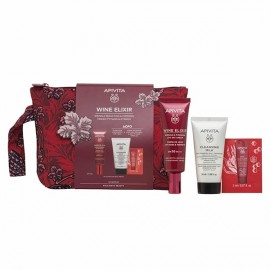 Apivita Promo Wine Elixir Wrinkle&Firmness Lift Day Cream SPF30 40ml & Δώρο Cleansing Milk 3in1 50ml & Bee Sun Safe Anti-spot Face Cream SPF50 2ml