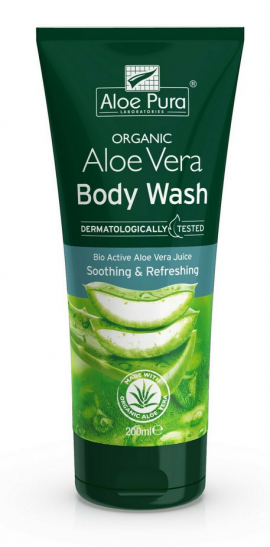 Optima Aloe Pura Organic Aloe Vera Body Wash 200ml