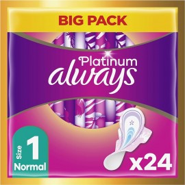 Always Platinum Ultra Normal Plus Size 1,  24 τεμάχια