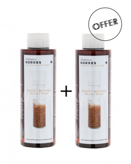 Korres Rice Proteins & Linden shampoo 1+1 250ml + 250ml