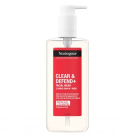 Neutrogena Clear & Defend+ Facial Wash Καθαριστικό Προσώπου 200ml