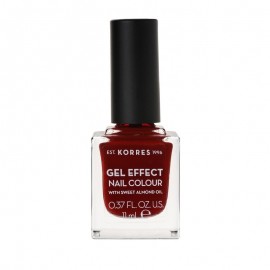 Korres Gel Effect Βερνίκι Νυχιών 59 Wine Red 11ml