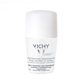 Vichy Deo Anti-Perspirant Deodorant Sensitive or Waxed Skins Roll-on 48H 50ml