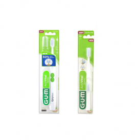 Gum  Activital Sonic 4100 Soft Battery & 4110 Spare Heads White