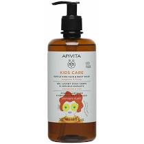 Apivita Kids Hair & Body Wash Σαμπουάν & Αφρόλουτρο με Μανταρίνι & Μέλι 500ml