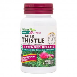 NaturesPlus Herbal Actives Milk Thistle 500mg 30 Extended Release Tablets