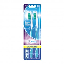 Oral-B 3D White 35 Medium Toothbrush 2 pieces