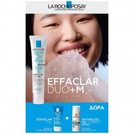 La Roche Posay Promo Effaclar Duo+M  40ml & Δώρο Effaclar Gel 50ml & Anthelios Oil Correct SPF50+ 3ml