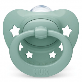 Nuk Signature Silicone Soother 0-6m Green (10.730.652)