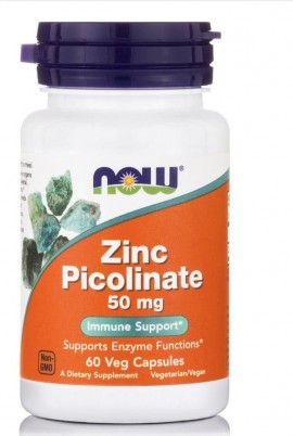 Now Zinc Picolinate 50mg 60 caps