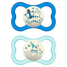 Mam Air Night Animal Blue 16m+ 2τμχ