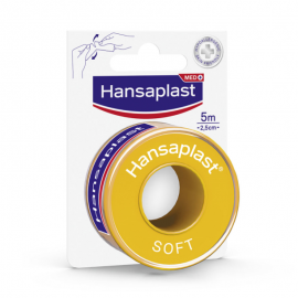 Hansaplast Soft Fixation Tape 2.5cm x 5m 1τεμ