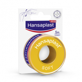 Hansaplast Soft Fixation Tape 2.5cm x 5m 1pcs