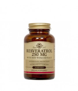 Solgar Resveratrol 250mg 30softgels