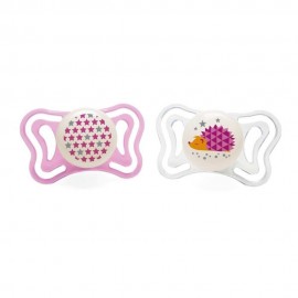 Chicco Physio Forma Light (710354-10) Silicone Soothers 6-16 Months Pink