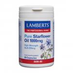 Lamberts Pure Starflower Oil 1000mg  90 capsules