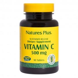 NaturesPlus Super C 500mg with Rose Hips 90 Sustained Release Tablets