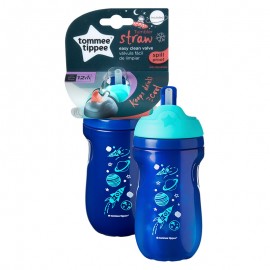 Tommee Tippee Straw Cup Insulated Straw Cup 12+ Months 260ml Blue