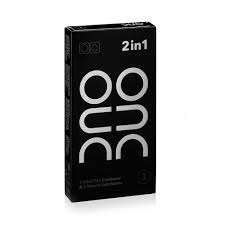 Duo 2 in 1 Ultra Thin 3pcs & Duo Gel Natural Lubricant 3 x 2ml