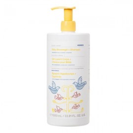 Korres Baby Showergel & Shampoo Βρεφικό Αφρόλουτρο + Σαμπουάν 1000ml
