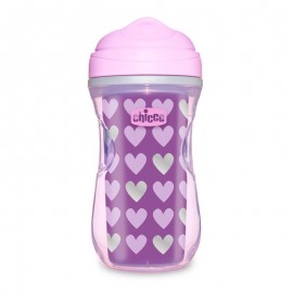Chicco Active Cup Insulated Μωβ Καρδιές14m+ 266ml