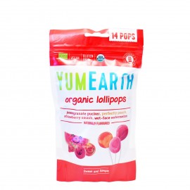 Yumearth Organic Pops Βιολογικά Γλειφιτζούρια Φρούτων 14 τμχ (85gr)