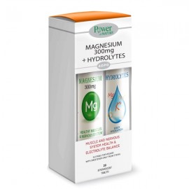 Power of Nature Magnesium 300mg with Vit.B6 20eff.tabs + Δώρο Hydrolytes 20eff.tabs