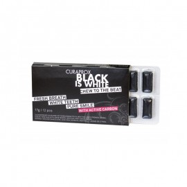 Curaprox Black is White Chew to the Beat 12 pcs