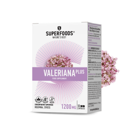 Superfoods Βαλεριάνα Plus 50 φυτικές κάψουλες