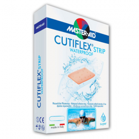 Master Aid Cutiflex Super Med Αυτοκόλλητα Διαφανή & Αδιάβροχα Επιθέματα 10 τεμάχια
