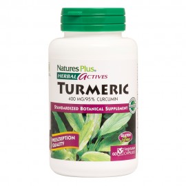 NaturesPlus Herbal Actives Turmeric 400 mg 60 vcaps