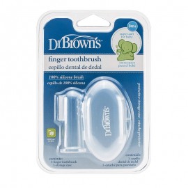 Dr.Browns HG 010 Silicone Finger Toothbrush + Storage Case 1 pc