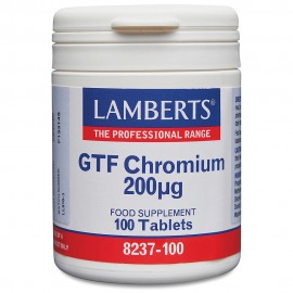 Lamberts GTF Chromium 200μg 100 Tablets