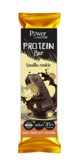 Power of Nature Protein Bar Vanilla Cookie & Dark Chocolate 35% Πρωτεΐνη 60gr