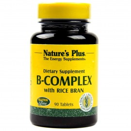 NaturesPlus B-Complex With Rice Bran 90 Tablets