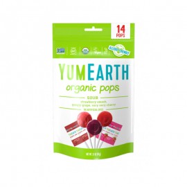 Yumearth Organic Sour Lollipops 14τεμ (Βιολογικά Γλειφιτζούρια Φρούτων)