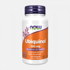 Now Ubiquinol 100mg  60 capsules